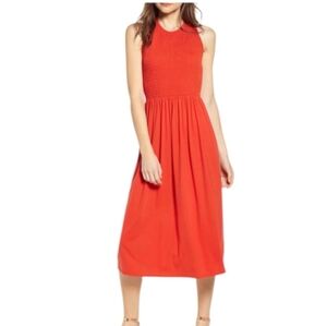 BP Smocked Midi Dress Small